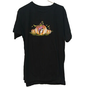 Bucees 2023 Halloween T Shirt Glow In The Dark Size L Large Black Short Sleeve